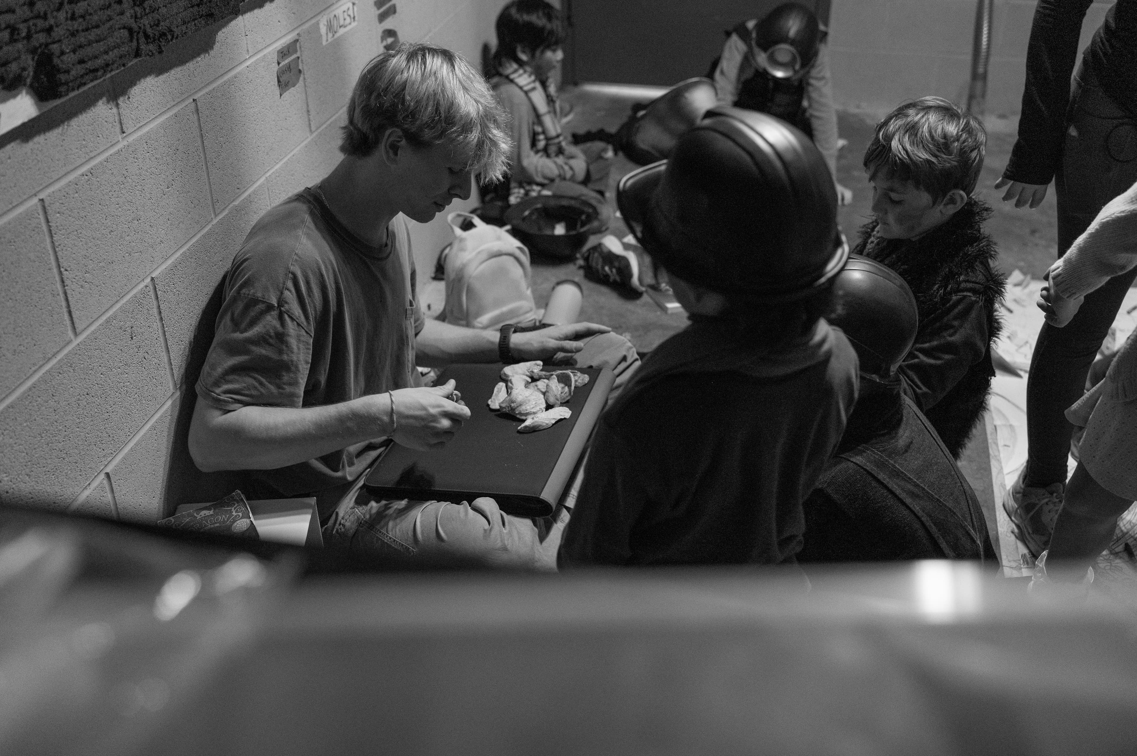 Production crew at work
